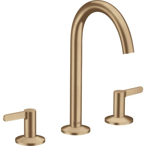 hansgrohe AXOR One 3-Loch Waschtischarmatur 170 mit Push-Open (1/2)