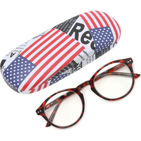 Lunettes de lecture unisexes pour seniors, monture imprimé léopard, haute définition, +200 (1/5)