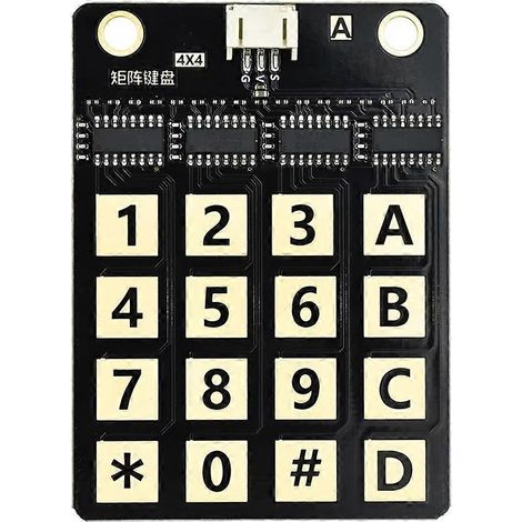 Clavier matriciel 4x4 Bouton tactile capacitif 16 Communication avec détection tactile IIC 3P (1/5)