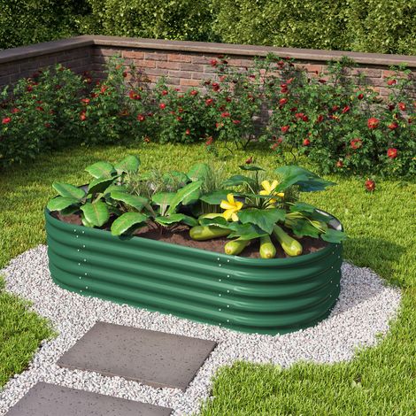 Vitavia Hochbeet "Vita 401", seegras, 162 x 82 x 40 cm (L x B x H) (1/3)