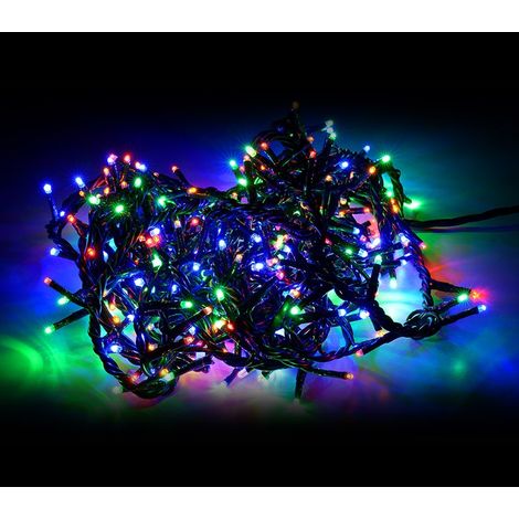 499111 Tira led de 180 guirnaldas efecto multicolor para exteriores (1/4)