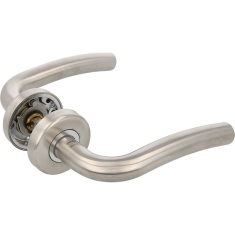 AMIG Poignées sur rosace 19E Ø53 mm Acier inoxydable AISI 304 Mat (1/5)