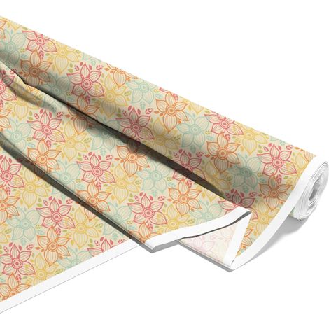 TESSUTI DECORATIVI PER ESTERNI OXFORD - Motivo Fiori e Foglie I DX057 (1/5)