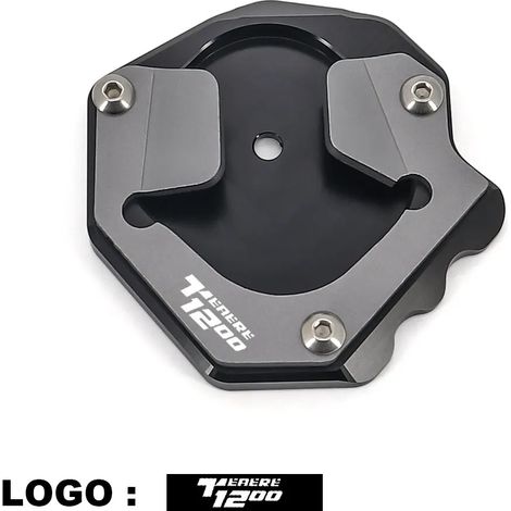 (Logo Titanium B) Compatible avec les motos Yamaha XT 1200 Z Super Ténéré 1200, XT1200Z et XT1200ZE. Béquille latérale, extension et support de pied renforcés. Puissance maximale. (1/4)
