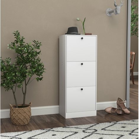Schuhschrank Schuhkommode platzsparend 47 28 115 cm OKMYHOME (1/5)