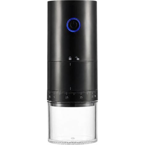 Moulin à café électrique portable rechargeable par USB, broyeur à grains de café moulu (1/2)