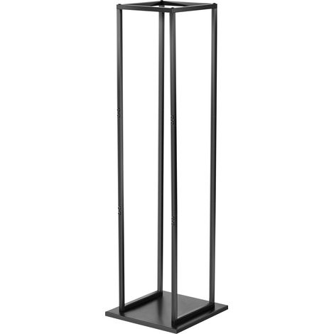 Support à bois d'intérieur, 33x32x112 cm, capacité 45 kg, acier peint, rangement vertical pour cheminée. (1/5)
