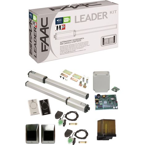 Automatisme pour portail battant LEADER KIT - portail - 230 V - FAAC (1/2)