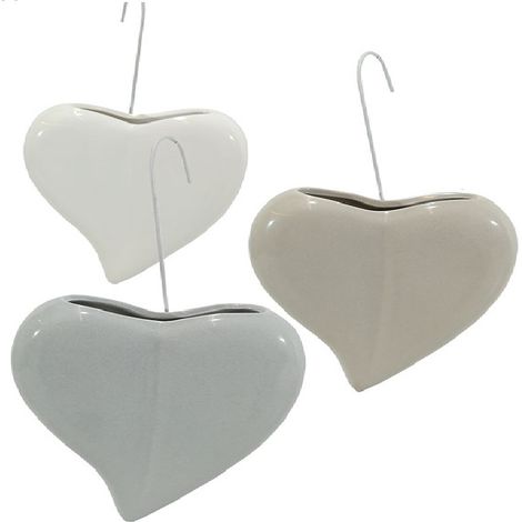 Evaporatore umidificatore cuore in ceramica per termosifone set3 calorifero con gancio deumidificatore da casa (1/2)