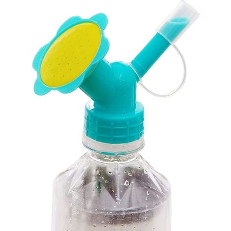 Bouchon d'Arrosage Double pour Bouteille en Plastique - Adaptateur pour Plantes et Fleurs (1/5)