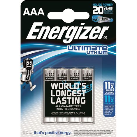 Energizer 1x4 Energizer Ultimate Lithium, 639171