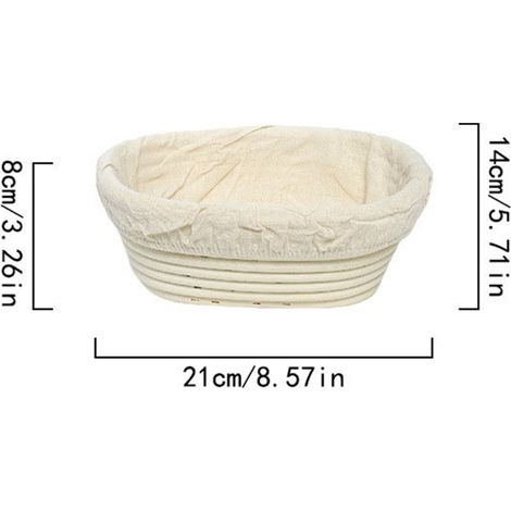 Europäischer Gärkorb aus Rattan, runder Gärkorb für Sauerteigbrot, Zubehör für handwerkliche Bäckereien, multifunktionale Aufbewahrungsschale für die Küche