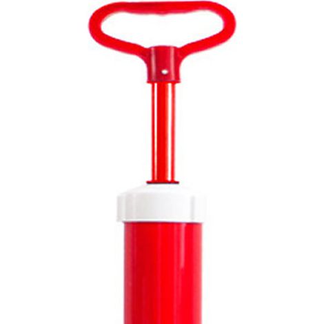 Aspirateur de salle de bain ménager, déboucheur de canalisations de toilettes à piston extensible, outil de débouchage de siphon de sol de toilettes, tige en plastique (1/5)
