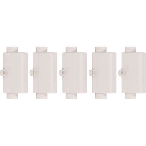 5Pcs Bloc de Jonction T en Porcelaine, Connecteur à Vis pour Câble 1000V 100A, Kit de Raccordement Électrique ZK-1116