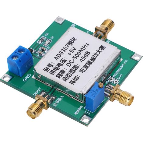 Signalverstärkermodul mit variabler Verstärkung 1–500 MHz Hochfrequenz-Breitbandsignalmodul 45 dB AD8367 (1/5)