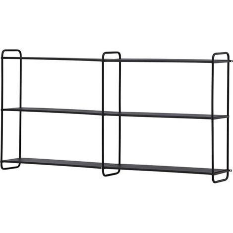 LyonB Regal Wandhängend 3 Regale schwarz. (1/5)