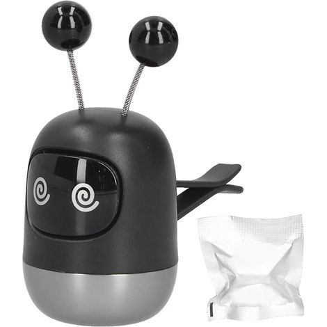 Désodorisant de sortie de ventilation de voiture, Robot mignon, climatiseur, parfum d'aromathérapie, alliage d'aluminium, type 1 (1/5)