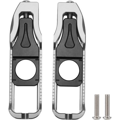 Paire de tendeurs de chaîne moto gauche droite en titane pour Yamaha YZF R6 2017‑2020