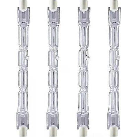R7s 118 mm 400-W-Halogenlampe, dimmbar, 220–240 V Wechselstrom, 7500 lm, J118-Linear-Halogenstrahler (1/5)