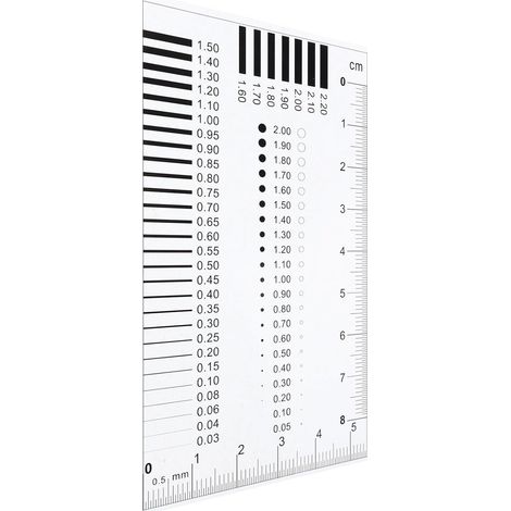 Règle de mesure fissures haute précision BESTOYARD pour le (1/5)