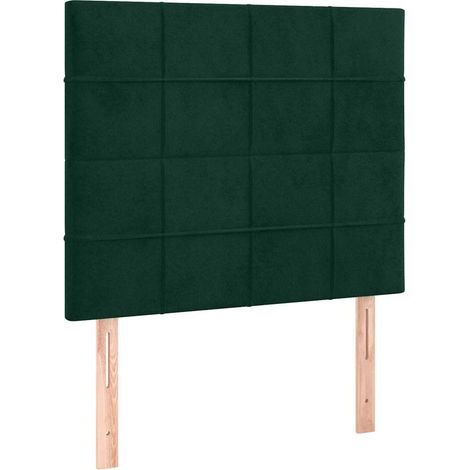 Maison Exclusive - Cabecero Terciopelo Verde Oscuro 100x5x118/128 (1/5)