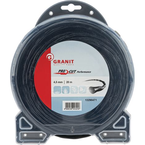 Filo da taglio a spirale in nylon Pro Cut, 4,5 mm, 20 m (1/2)