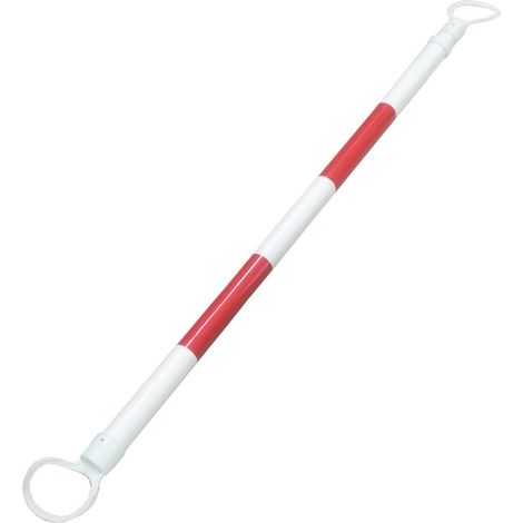Maxter – Barrière extensible pour cônes – Longueur de 1.20 m à 2.10 m – Pour délimitation zones temporaires – Cône de signalisation professionnel