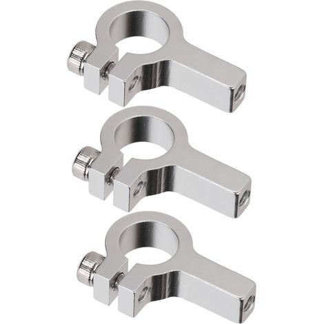 3-teiliges Rohrschellen-Naben-Aluminiumwellen-Klemmset mit M4-Gewinde, Montagehalterung, Roboterzubehör 3403-0024-0012 (1/5)