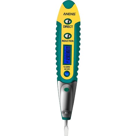 ANENG VD700 AC/DC-Spannungsprüfer 12–250 V, digitaler Spannungsprüfstift mit LCD-Bildschirm, Elektrowerkzeug