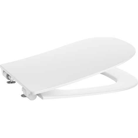 ROCA Abattant WC duroplast Optica slim frein chute déclipsable - Blanc
