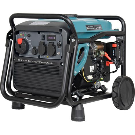 Könner & Söhnen – Groupe électrogène portable 4100W – Sinusoïdale pure – Moteur K&S EURO V – Démarrage 3 en 1 – Écran LED – Économie de carburant jusqu'à 50% - 4100iE (1/5)