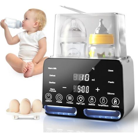 -Chauffe biberon -10 en 1-Chauffe lait intelligent AI-Réchauffeur Rapide Pour Aliments Bébé