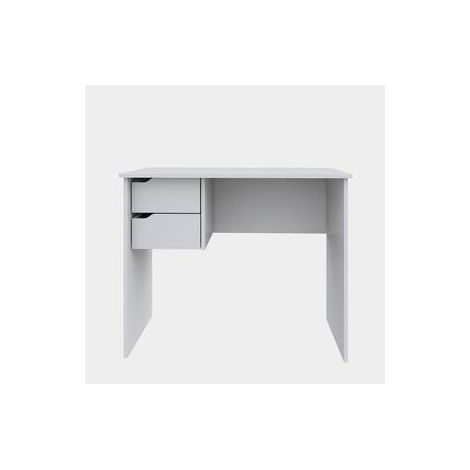SCRITTOIO 2 CASSETTI 90X50X73 CM BIANCO