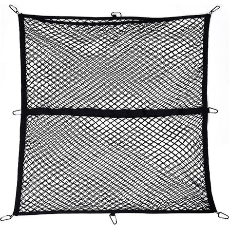 Filet De Rangement - Extensible 1,1 X 1,2 M À 2,2 X 2,4 M - Double Couche - Pour Remorque Et Camping-Car - 1 Pièce