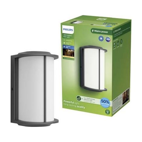 Applique murale esterna Philips LED Reese antracite