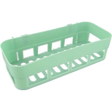 【Etagère Murale de Salle de Bain】 Etagère Flottante Rectangulaire Multifonctionnelle Adhésion Forte pour Storage Rack Étanche - Matériel Premium Gris (1/5)
