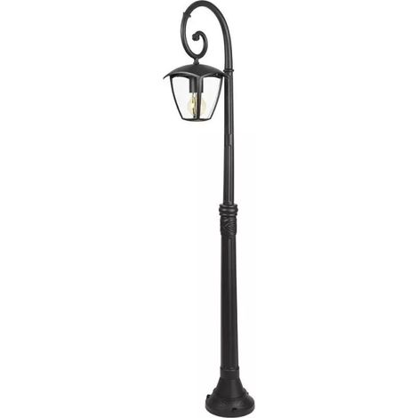 V-Tac – Lampe de jardin gris graphite E27 60W IP44 étanche – Aluminium pour extérieur – 1365mm – SKU 7060