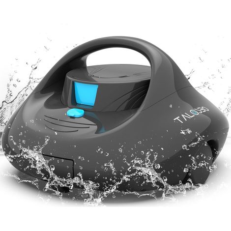 Aspirateur Piscine Hors Sol 130 Min Nettoyage Charge Rapide 2,5h Moteurs Double Entraînement pour Robot Piscine Plat Jusqu'à 85 m² (1/5)