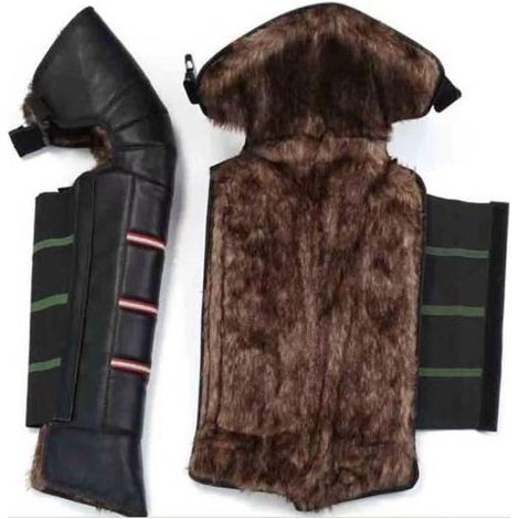 Genouillères De Moto Chaudes, Coupe-Vent, Imperméables, en Cuir, pour l'hiver, pour Scooter (1/5)