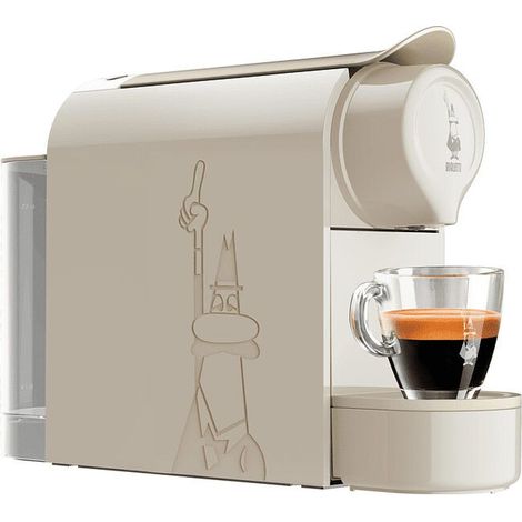 Machine à café expresso Bialetti Gioia Capsule Puissance 1200 Watt 20 Bar Beige