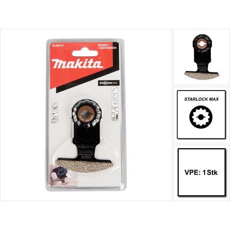 Makita Diamant-Segmentsägeblatt, MAM011, 68x30 mm, 2,2 mm, Körnung 40 (1/5)