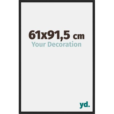 yd. - Cadre photo 61x91.5 - Noir Brillant - Aluminium - Miami (1/5)