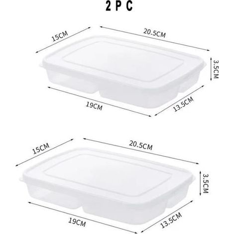 Boîte de rangement alimentaire sous vide - Portable réfrigérateur congélateur - Blanc