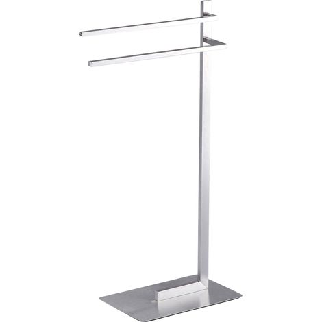Wink design ,Salinas, Portasciugamani da terra, Inox, Grigio