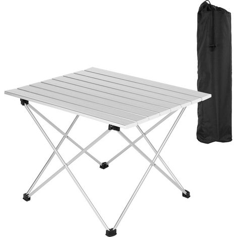 Mesa de camping de jardín de aluminio con maletín de transporte 56 x 46 cm 190000935 (1/4)