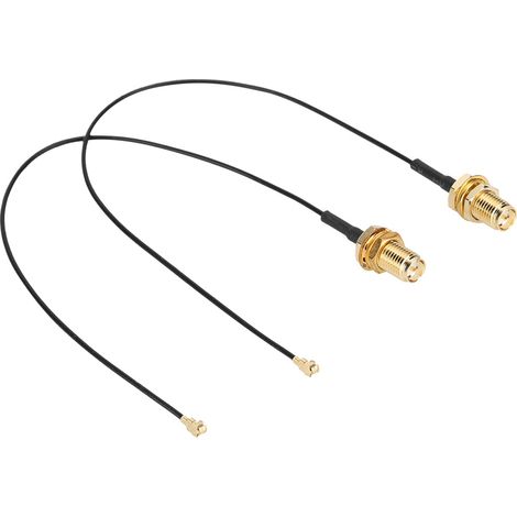 Lot de 4 câbles sans fil pour carte réseau m.2/NGFF compatible avec Intel 9260NGW /7265AC/9650AC /BCM94360 (1/5)