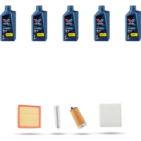 Kit tagliando 4 FILTRI e 5L OLIO compatibile con Bmw Serie 1 (F20,F21) 120 d 120kw dal 2011 (1/5)