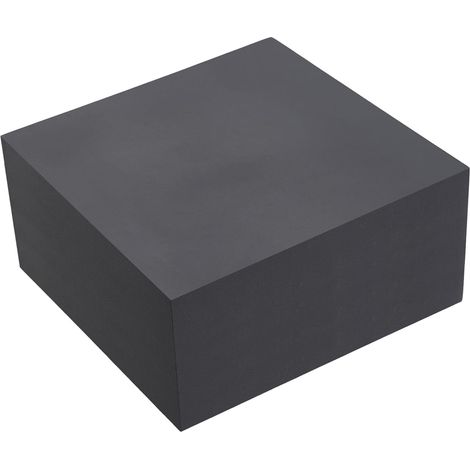 4"x4"x2" Bloc De Frappe Carré En Caoutchouc Noir (1/5)