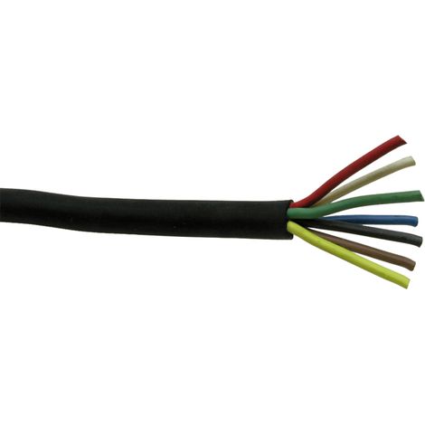 Cavo multipolare blu/marrone/nero, sezione 3x1,5 mm², lunghezza 50 m.