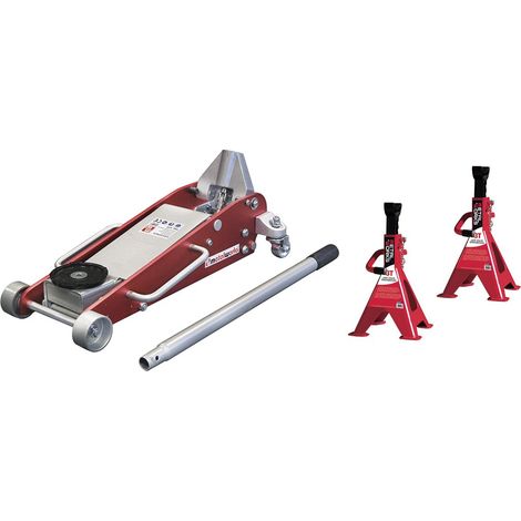 Pack cric rouleur 2,5T Alu et chandelles 3T MW Tools CAT25SET